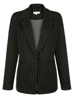 Blazer met gestreept dessin 