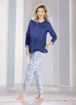 Twee-pack pyjama's met lange mouwen en knoopsluiting 