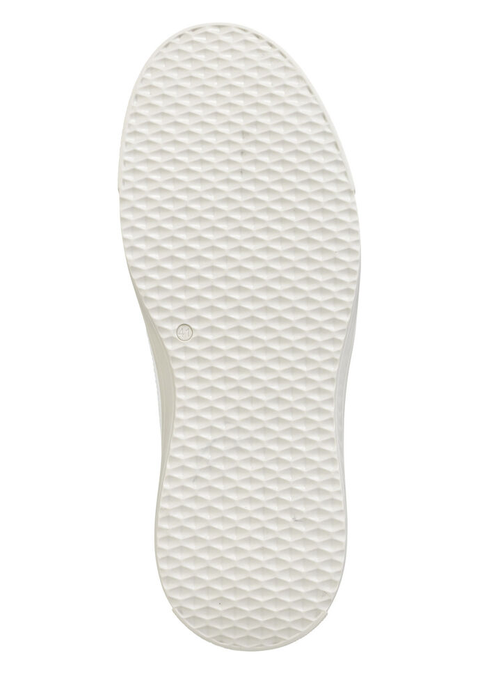 GINO GALANTE sneakers gedeeltelijk met decoratieve perforatie WEISS-GRAU-BLAU