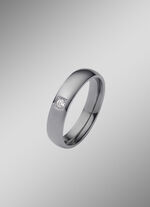 Glanzende tantaal trouwring 