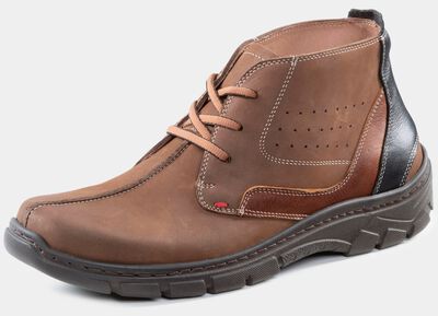 Veterlaars van nubuckleer 