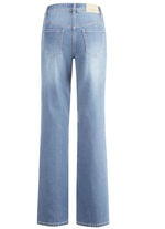 Modieuze jeans in 5-pocketmodel HELLBLAU