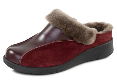 ELENA EDEN, warme damespantoffels, breedte H, met lamsvacht 