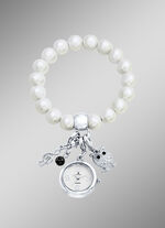 Edelstenen armband met bedels 