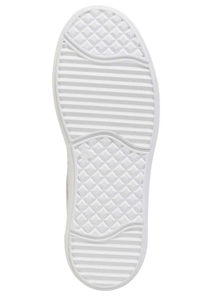 ELENA EDEN sneakers van nappaleer met luchtige perforatie WIT