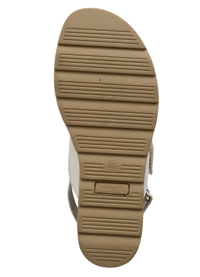 ELENA EDEN sandalen van fijn nubuckleer ECRU