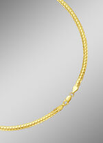 Smalle en platte gouden schakelketting of armband 