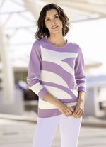 trui met intarsia-ontwerp 