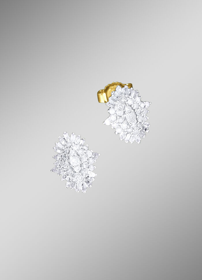 Exclusieve diamant-oorbellen 