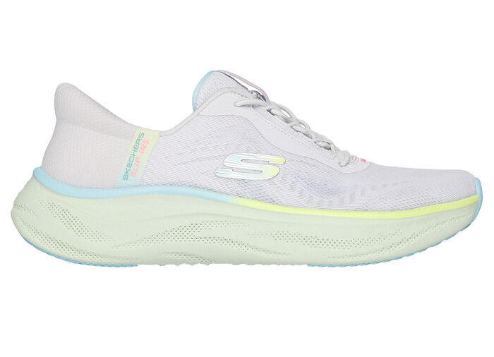 SKECHERS Sneaker met gegoten instaphielplaat EISGRAU-MULTICOLOR