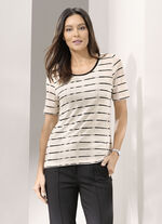 2-in-1 overhemd met contrastmix 