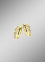 Elegante creolen met diamanten