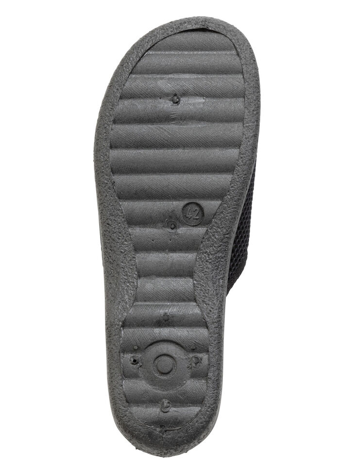 Pantoffels met scheerwolvoering SCHWARZ