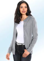 Vest met scheerwol GRIJS GEMÊLEERD