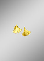 Oorbellen 'Ginkgoblad' 
