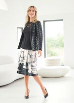 Rok met brede tailleband 