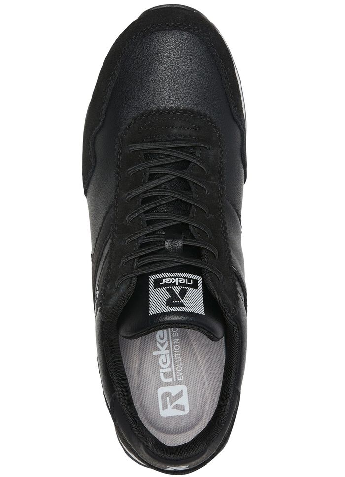 Sneakers met veters en uitneembaar voetbed van textiel 