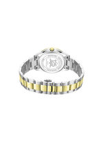 Roterend quartz herenhorloge in bicolor 