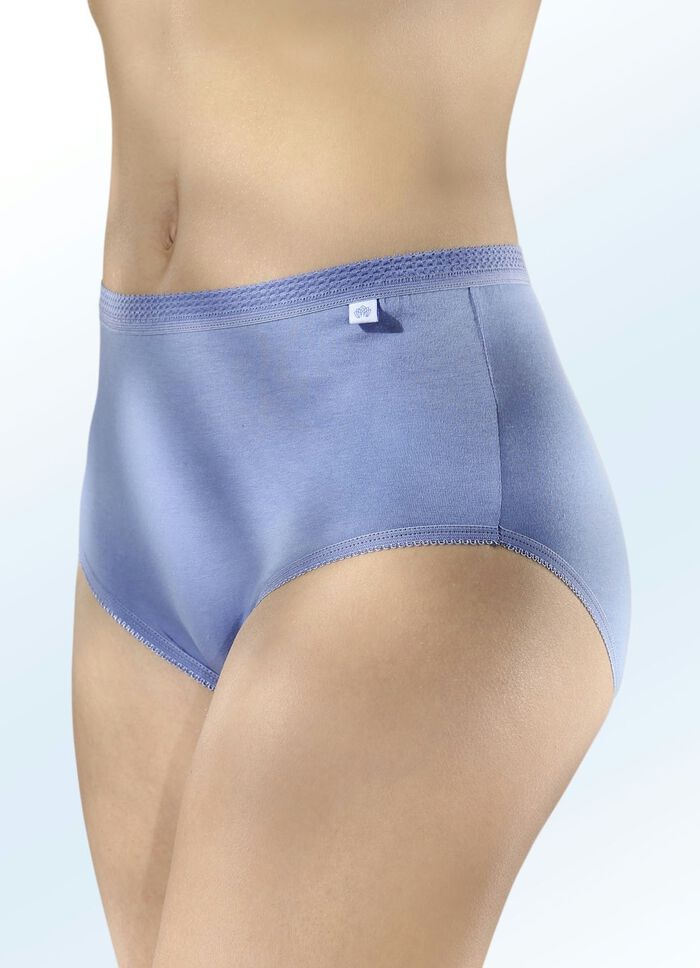 Zes-pack slip met elastische randen 