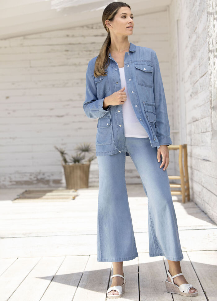 Culottes in 5-pocketsmodel HELLBLAU