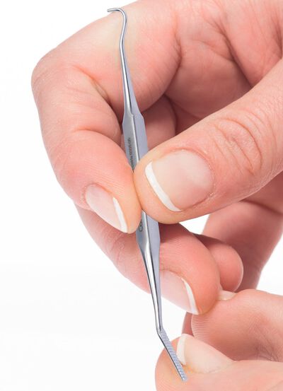 Hoekvijl van Canal van roestvrij staal 