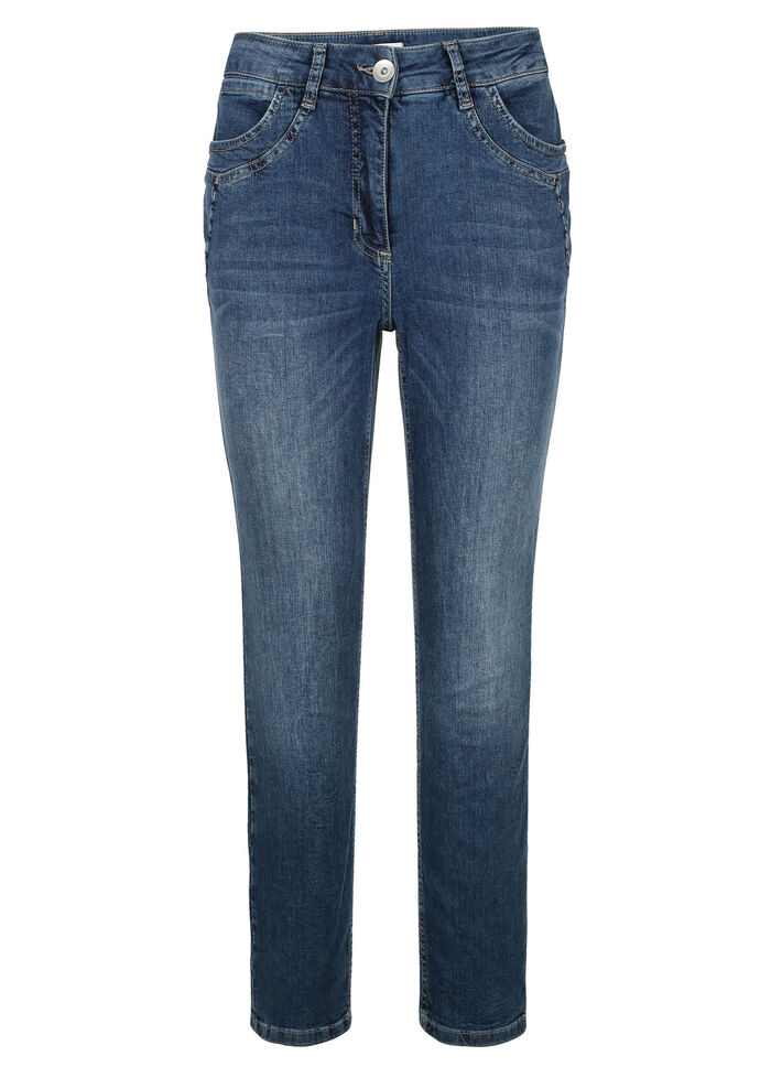 Jeans met een trendy wassing 