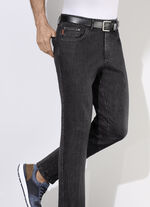 &quot;Francesco Botti&quot; jeans met elastische tailleband in 3 kleuren ANTHRAZIT
