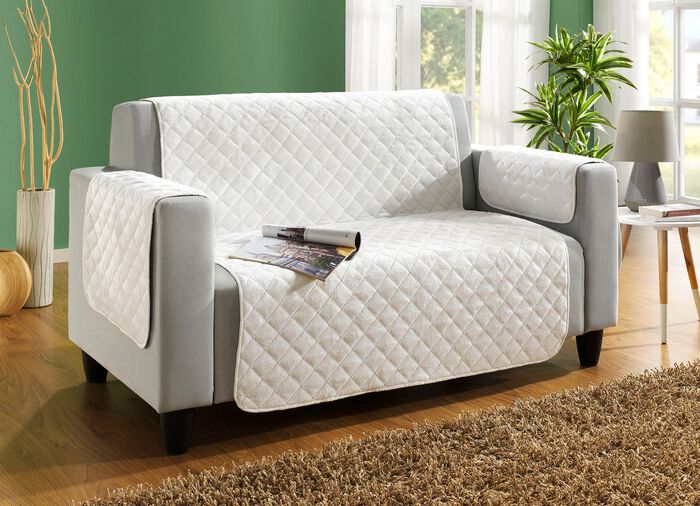 Bank- en fauteuilbeschermers met antisliplaag 
