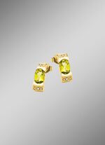Frisheid ontmoet elegantie &ndash; oorbellen met peridoot en diamanten 