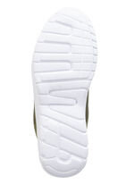 Sneakers met veters gemaakt van synthetisch en zacht textielmateriaal OLIJFGROEN