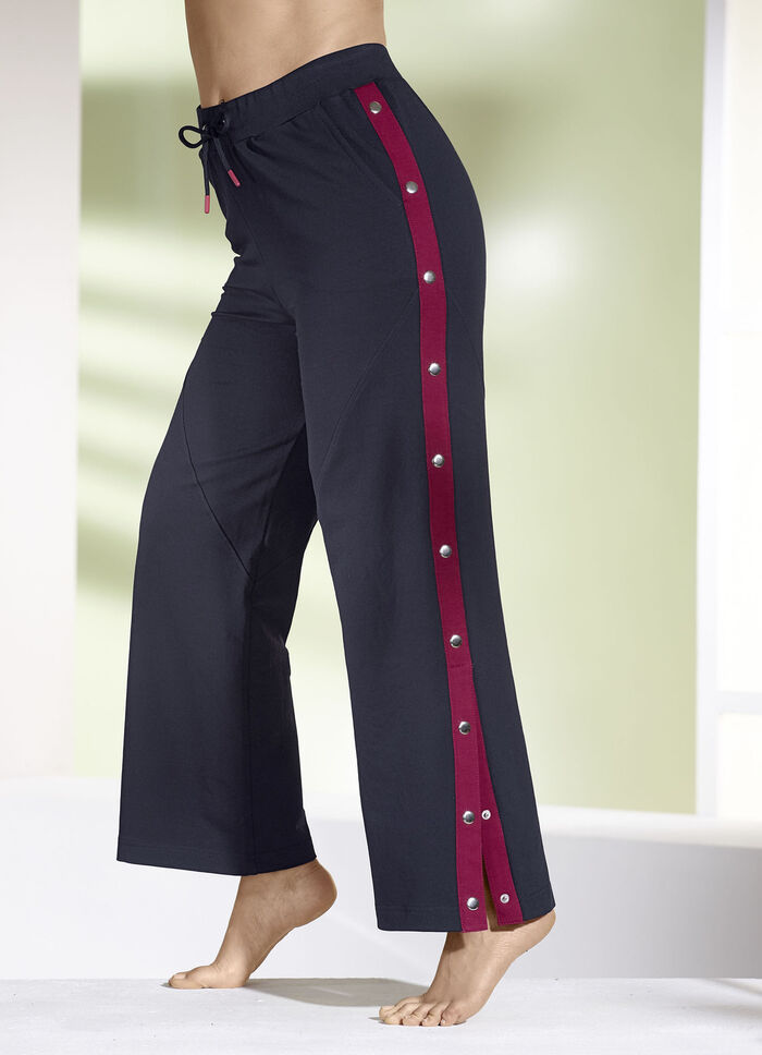 Broek met zijknopen MARINE