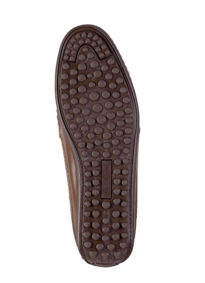 GINO GALANTE, lichte herenpantoffels, met elastische band COGNAC-BRAUN