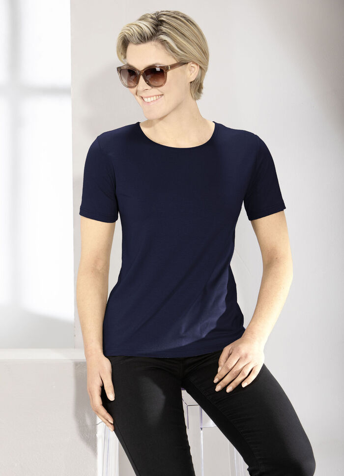 Veelzijdig shirt in 9 kleuren MARINE