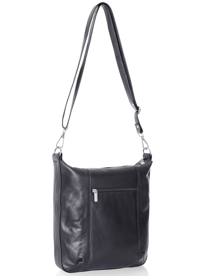 Laurina, tas, dames, met verstelbare schouderband ZWART