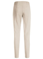 Broek met een getailleerde tailleband BEIGE