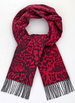Sjaal met roofdierenmotief 