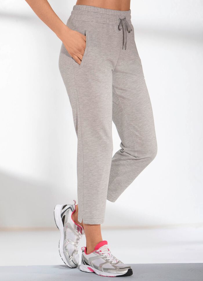 7/8 vrijetijdsbroek in 4 kleuren ZILVERGRIJZE SMELTER