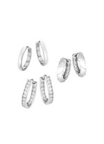 Sieradenset, 3-delig, bestaande uit drie paar creolen 