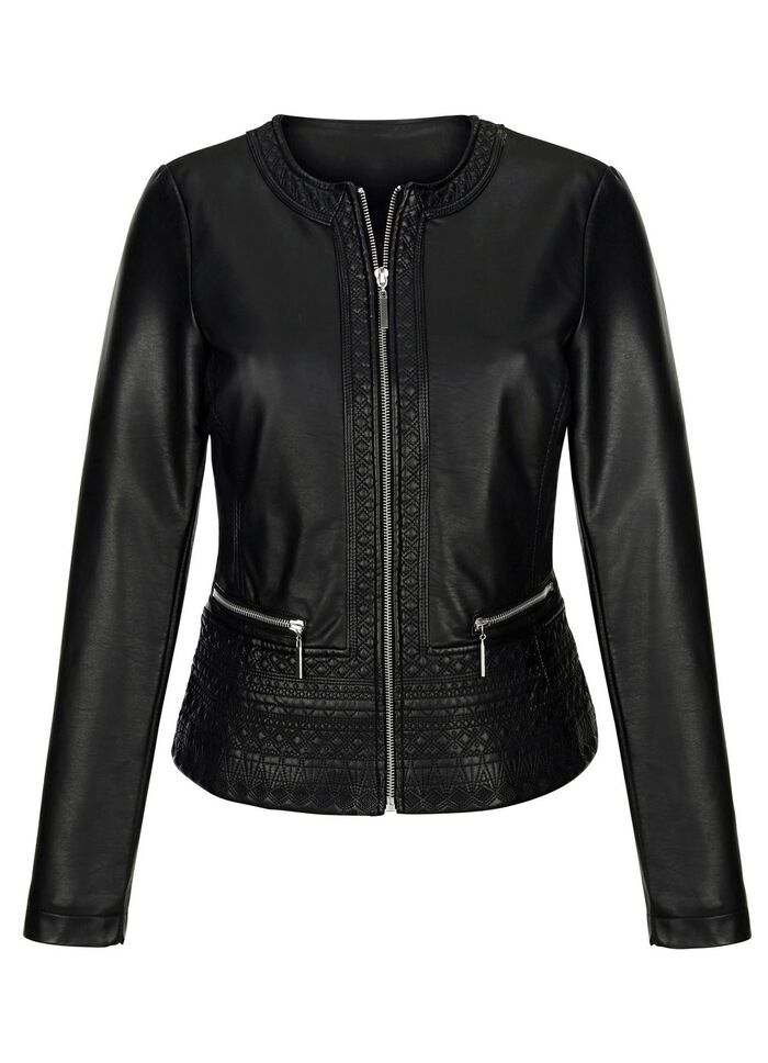 Blazer met tonale borduursels 