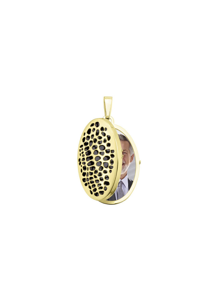 Medaillon met luipaardprint 