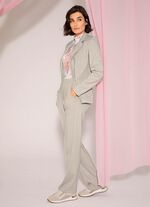 Broek met geperste vouwen 