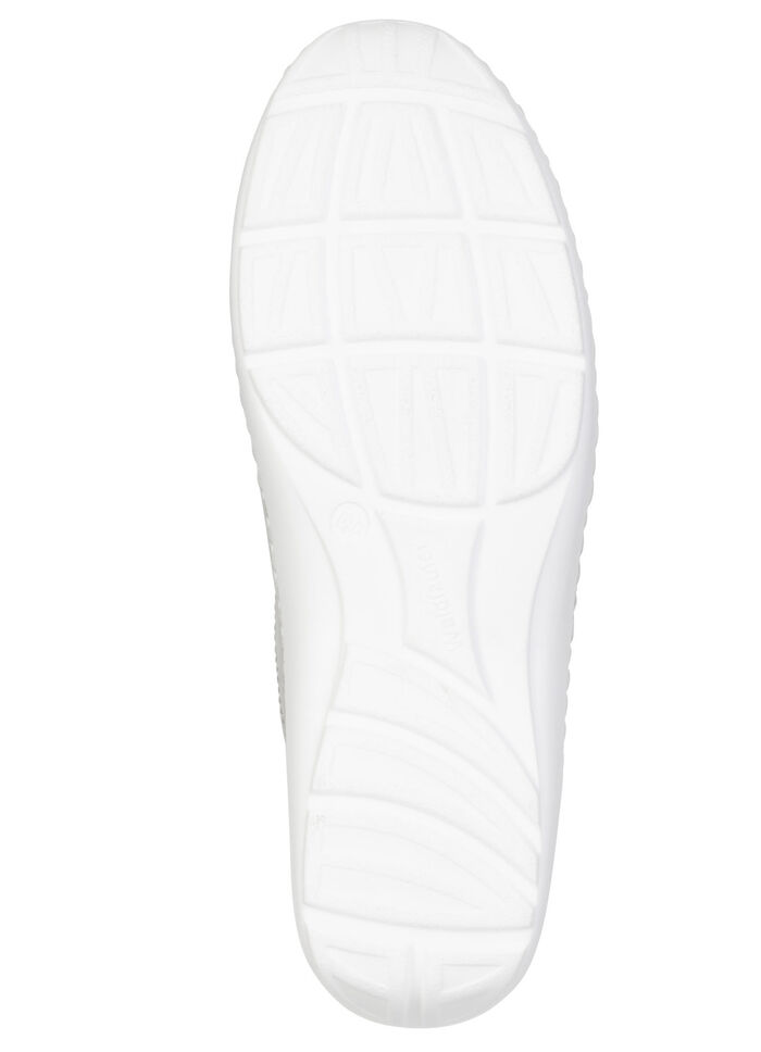 Waldläufer, comfortabele damespantoffels, breedte H, met uitneembaar voetbed CHAMPAGNER