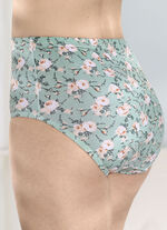 Verpakking van vier slips met een mooi bloemendessin 