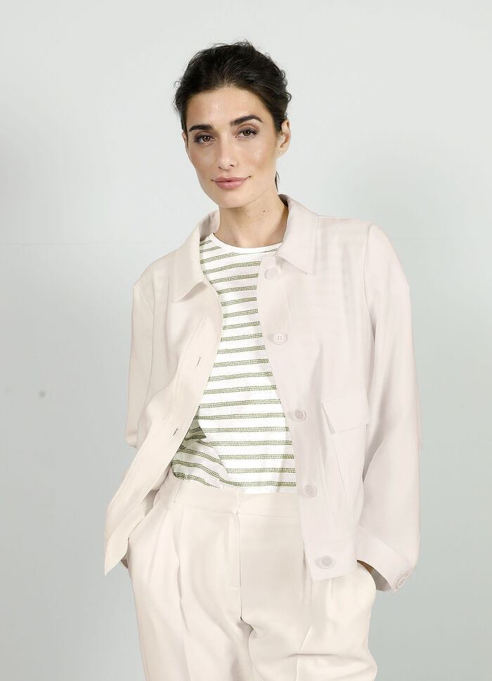 Linnenlook blazer 