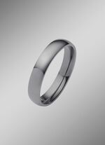 Glanzende tantaal trouwring 
