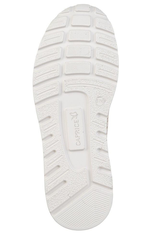 Caprice, zomerse damessneakers, breedte K, met uitneembaar voetbed GOLD