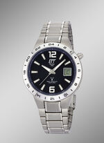 ETT radiogestuurd solar herenhorloge met titanium bandkast 