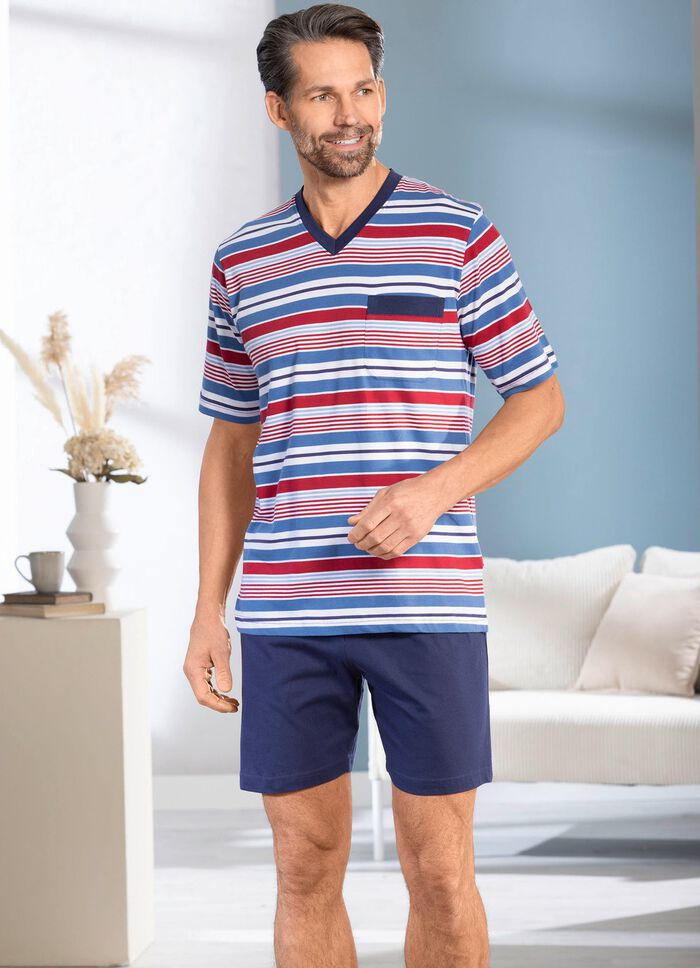 Tweepack shorty's met V-hals 