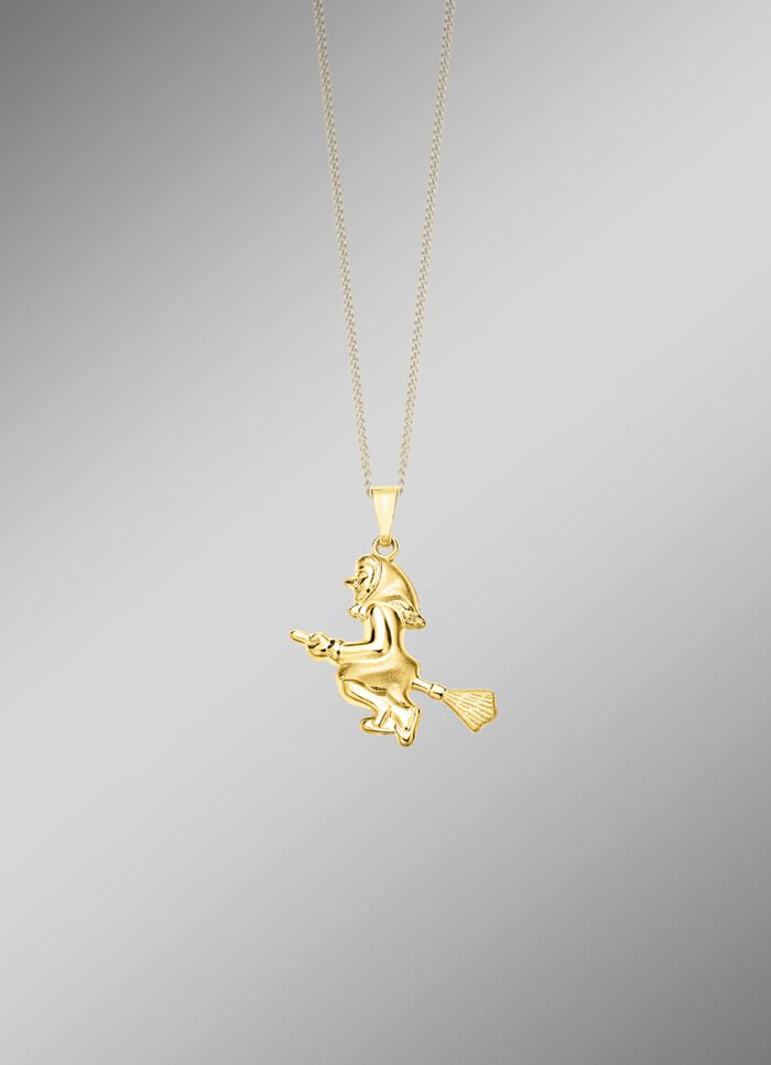 Betoverende hanger met heks 