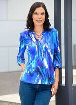 Shirttuniek met fraaie bies 